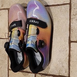 Speed reflective cycling shoes size 9.5